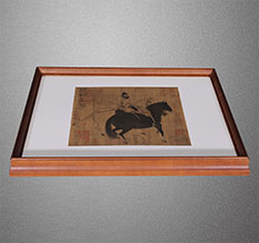 新会书画装裱配框服务案例